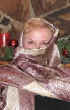 Nell with Kevin\'s Dijoubi scarf